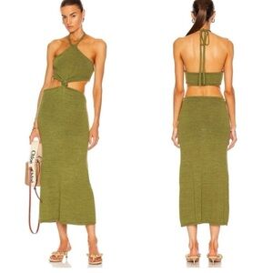 Cult Gaia Cameron Knit Midi Dress